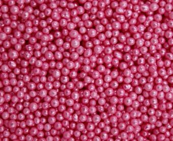 Picture of PINK SUGAR MINI PEARLS EDIBLE SPRINKLES X 50G